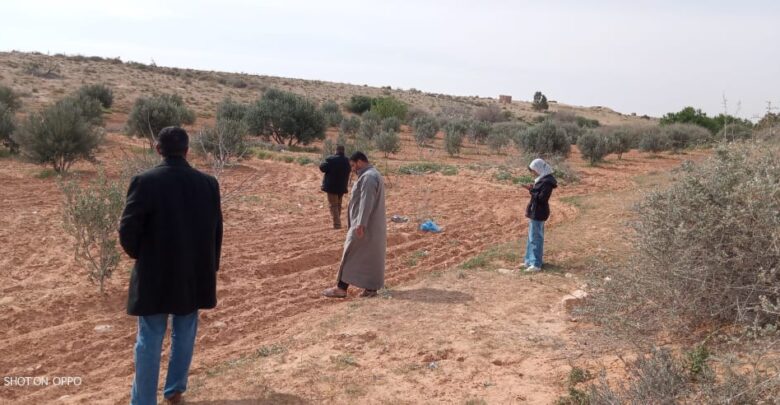 اثناء المرور على المزارع